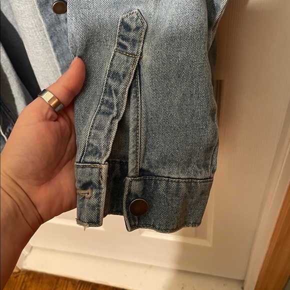 Denim Button-Up Jacket - Picture 10 of 10